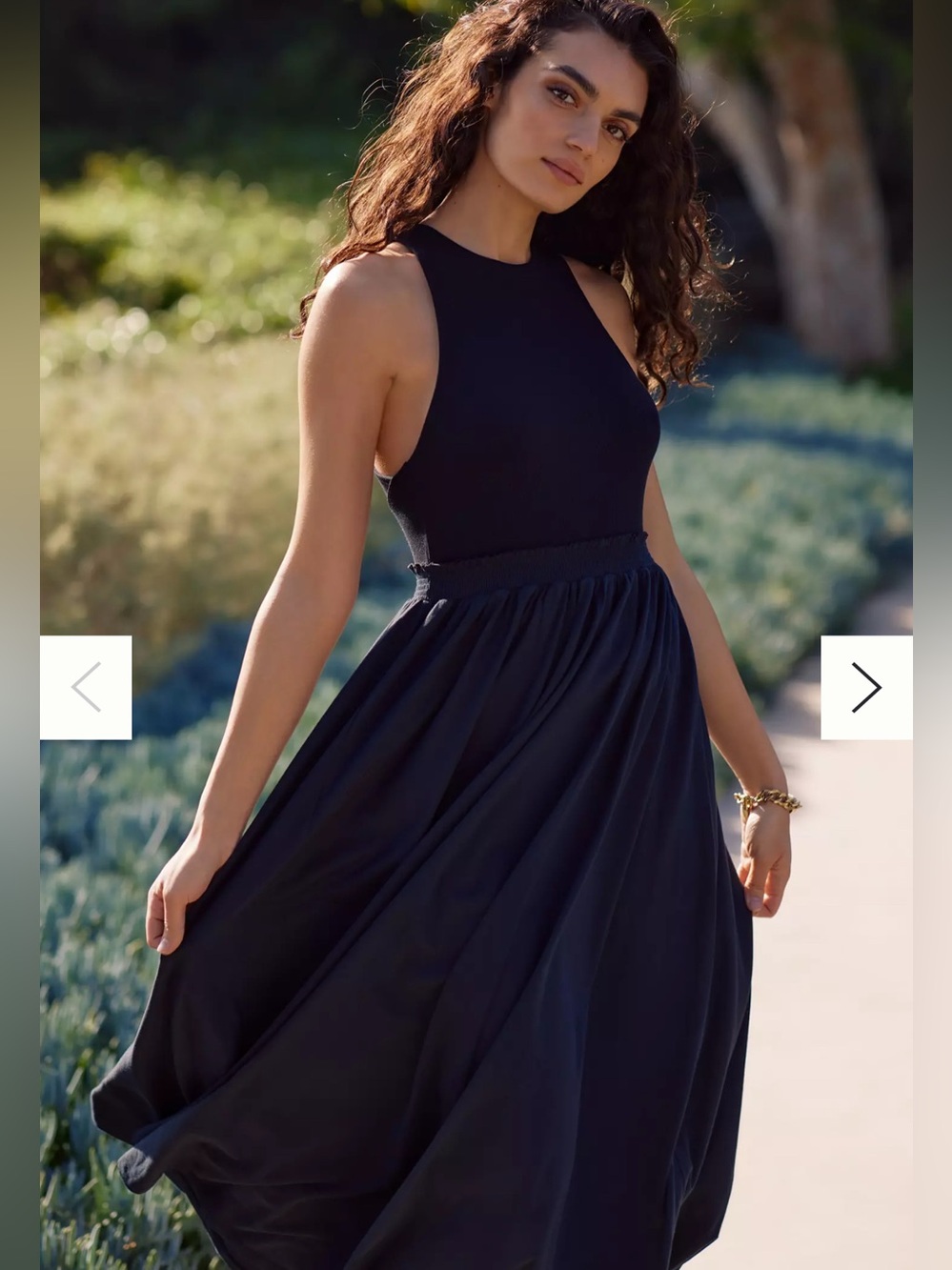 Daily Practice by Anthropologie Jump-High Cutout Dress Black Size XS